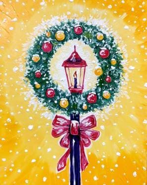 Merry and Bright - Paint and sip event at Boston Pizza - Kingsway in Edmonton, AB - PaintNite.com