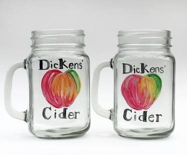 Naughty Cider Mugs - drinkware - Paint Nite event in New Salem, MA