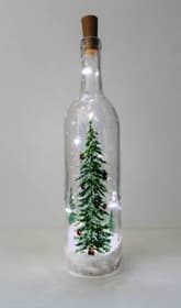 Twinkling Tree Wine Bottle with Fairy Lights thumbnail