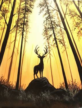 Forest Guardian II — Painting