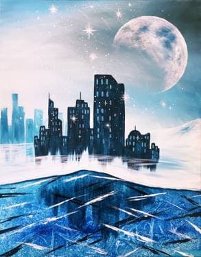 Frozen City Lake - Paint Nite event in Pasadena , CA