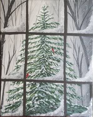 Winters Window - Paint Nite event in Toronto, ON