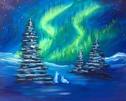 Winter Hare Aurora thumbnail