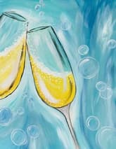 Champagne And Bubbles Celebration Toast thumbnail
