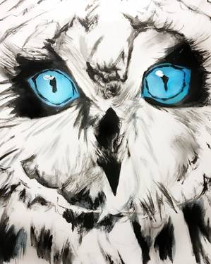 Owl Catch You Later — Painting