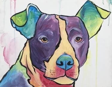 Color Splash - Paint Your Pet - Paint Nite event in Roanoke, VA