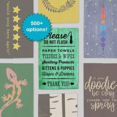 NEW! DIY Stencil Wood Signs - Spruce the Spa (Design a Sign) - Paint and sip event at Hidden Brook Winery in Leesburg, VA - PaintNite.com