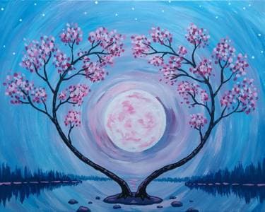 The Two Are of One Heart - Paint and sip event at Logan's Roadhouse Chico in Chico, CA - PaintNite.com