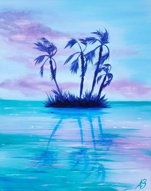 Paint Nite: Summer Breeze II — Painting