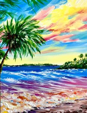I Need a Vacation - Paint and sip event at Rose & Crown - Yonge & Eglinton in Toronto, ON - PaintNite.com