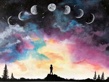 Just like the moon, we go through phases — Painting
