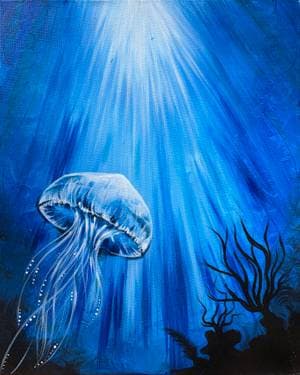Blue Jelly - Paint and sip event at Boston Pizza Water Street in St. John's, NL - PaintNite.com
