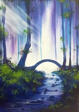Fairy River Bridge — Painting