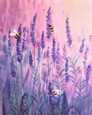 Lavender Buzz - Paint and sip event at CW Coop's Barrie in Barrie, ON - PaintNite.com