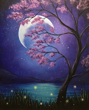 Mystical Moonlight — Painting