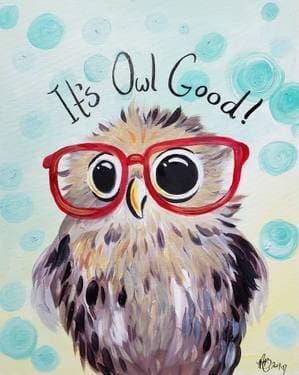 It's Owl Good - Paint and sip event at Famoso Italian Pizzeria in Sherwood Park, AB - PaintNite.com
