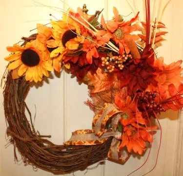 Autumn Wreath — Painting