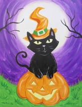 Kitty Witch In A Pumpkin thumbnail