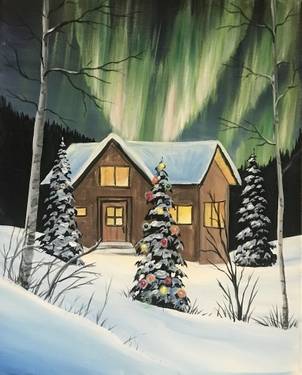 Holiday Hideout Paint and Sip in Peroria AZ — Painting