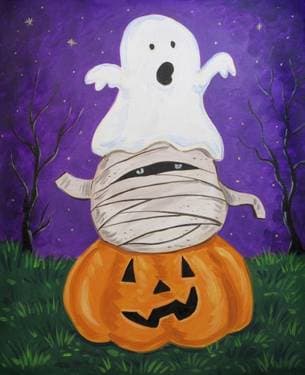 Stack-O-Characters - Paint and sip event at BloNo Pizza Co. in Normal, IL - PaintNite.com