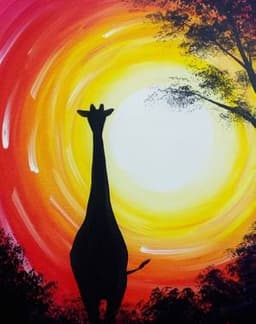Sunset Giraffe thumbnail