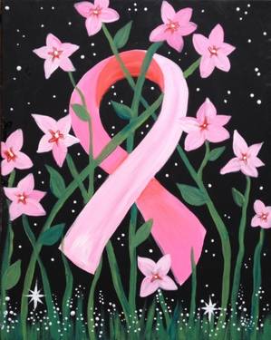 10/02/2026 Breast Cancer Awareness Paint Nite at Viviano's, Chesterfield, MO — Painting