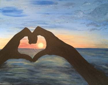 All You Need Is LOVE - Paint and sip event at Chaparosa Grill (Laguna Niguel) in Laguna Niguel, CA - PaintNite.com