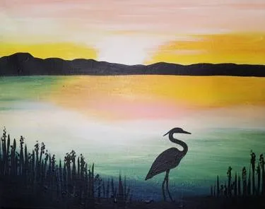 The Life of a Crane — Painting