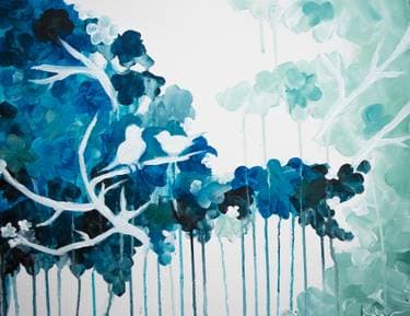 Serenity on a Rainy Day - Paint Nite event in Edmonton, AB