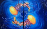 Jellyfish Love Partner Painting thumbnail
