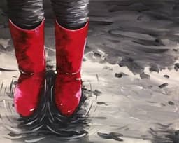 Wading in Red Wellies thumbnail