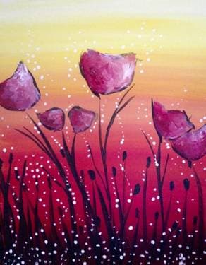Magical Morning Mums - Paint Nite event in Manassas, VA