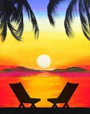 Tequila Sunset - Paint and sip event at Village Hall in Everett, MA - PaintNite.com