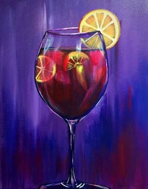 Summer Sangria Sippin' - Paint and sip event at Novotel Toronto Centre in Toronto, ON - PaintNite.com