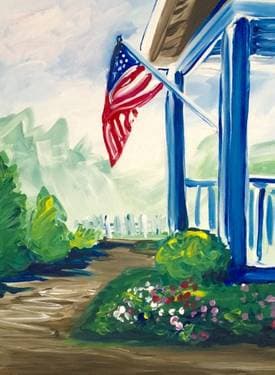 American Porch - Paint and sip event at Hardwick Crossing Country Club in Gilbertville, MA - PaintNite.com