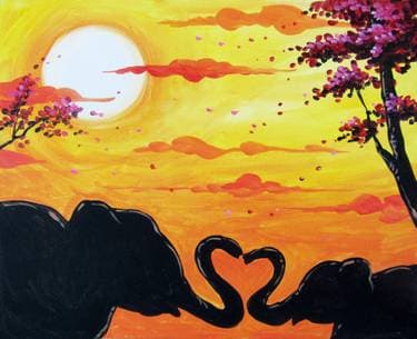 Nothing Like a Mother's Love - Paint and sip event at Anchorage Brewing Company in ANCHORAGE, AK - PaintNite.com