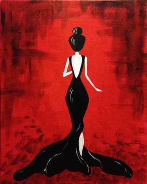 Seeing Scarlet - Paint and sip event at Huntt's Tavern in Pomfret, MD - PaintNite.com