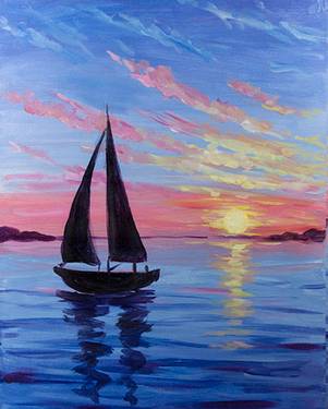 Moment On The Ocean — Painting