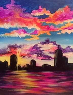 Starburst Summer - Paint and sip event at Mr Mike's Steak House Regina South in Regina, SK - PaintNite.com