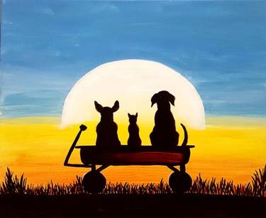 10/26 - Broken Promises Rescue Fundraiser — Painting