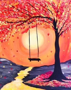 Whimsical Fall - Paint Nite event in Columbia, MD