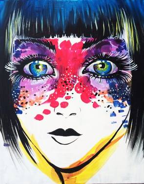 Universe In Her Eyes — Painting