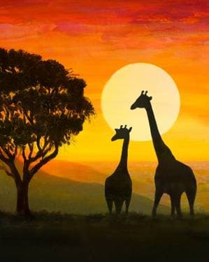 Safari Wild - Paint and sip event at Vivianos (Fenton) in Fenton, MO - PaintNite.com