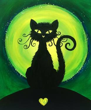 Paint Nite Fundraiser with Diane Alleycats — Painting