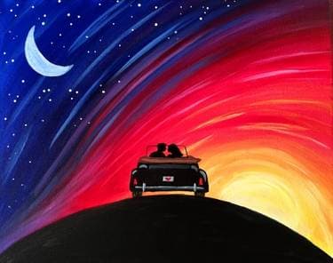 License to Love - Paint Nite event in Los Angeles , CA