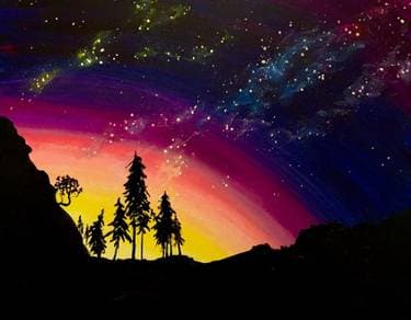Love You to the Moon - Paint and sip event at Alpha Coffee in COTTONWD HTS, UT - PaintNite.com