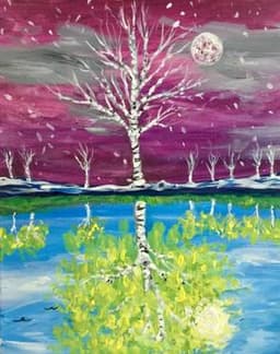 Before and After April - Reversible Painting thumbnail