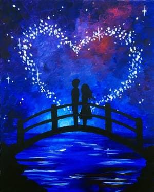 Love in the Stars - Paint and sip event at Hilton Pasadena in Pasadena , CA - PaintNite.com