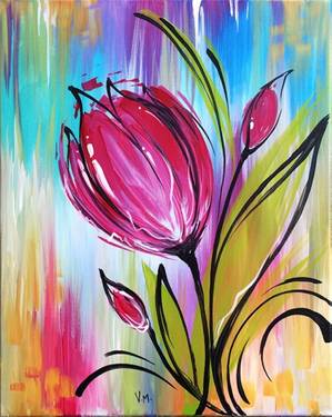 Paint Nite at Warm Belly — Painting