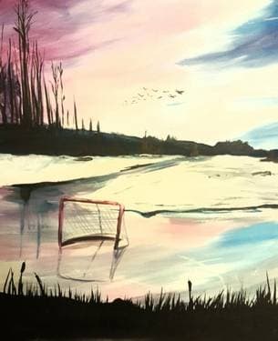 Hockey Chill - Paint and sip event at The Pickle Barrel in Brampton, ON - PaintNite.com